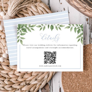 Tarjeta De Recepción Código QR de la secuencia de comandos de hidrógeno