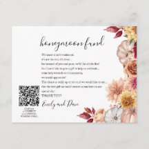 CÓDIGO QR de luna de miel de otoño