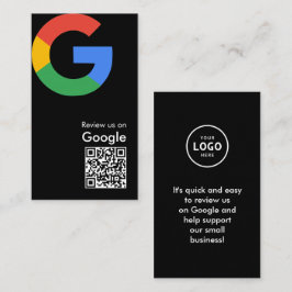 Tarjeta De Recepción Código QR de reseñas de Google moderno y trendy