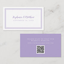 Código QR de sitio web de boda minimalista elegant