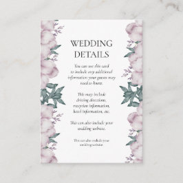 Tarjeta De Recepción Código Qr de verano de eucalipto floral con Boda d