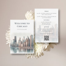 Código QR del itinerario de la boda del horizonte 