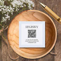Código QR del Registro de Cumpleaños de Niño Azul 