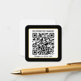 Tarjeta De Recepción Código QR escaneable editable + su nombre comercia