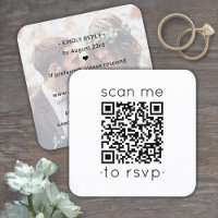 Código QR Página web del Boda RSVP Foto mínima mod