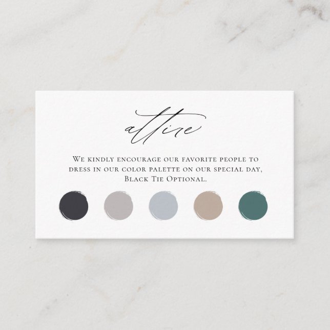 Tarjeta De Recepción Código único de vestidor de invitado Boda (Anverso)