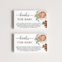 Coffee Baby Shower - Libros para bebés