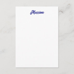 Tarjeta De Recepción Color Azul Profundo Llamada Caligráfica Moderna Pr