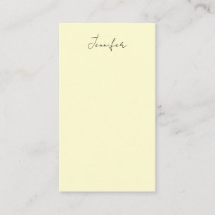 Tarjeta De Recepción Color crema elegante minimalista moderno nombre se