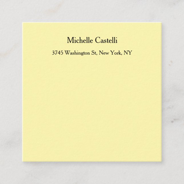 Tarjeta De Recepción Color crema profesional Clásico único (Anverso)