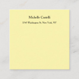 Tarjeta De Recepción Color crema profesional Clásico único