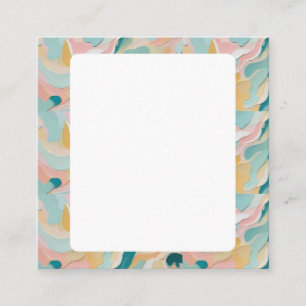 Tarjeta De Recepción Colores Arte 5-1-1