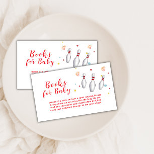 Tarjeta De Recepción Colorido Golpea Arriba de Bolos Libros Para Baby S