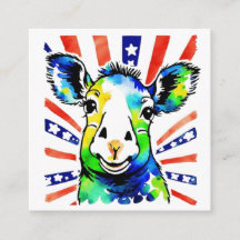 Cómicas ovejas coloreadas con acuarela divertida