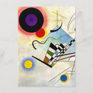 Tarjeta De Recepción Composición de Kandinsky 8