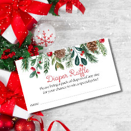 Tarjeta De Recepción Conjunto de Navidades de la alegría Baby Shower Di