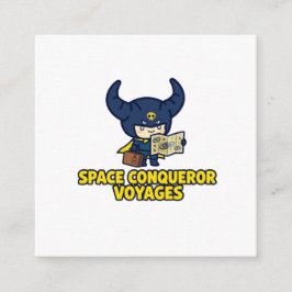 Tarjeta De Recepción Conquistador Espacial Viajes Retro Cómic Sci-Fi Vi