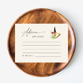 Tarjeta De Recepción Consejo de embutidos, consejos y deseos para la du