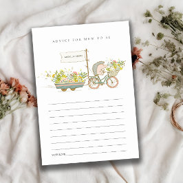 Tarjeta De Recepción Consejos de edgehog locales para Mamá Baby Shower