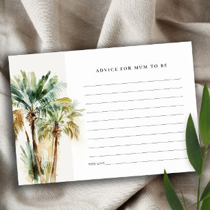 Tarjeta De Recepción Consejos de Palmeras Tropicales para la Fiesta de 