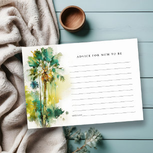 Tarjeta De Recepción Consejos de Palmeras Tropicales para la Fiesta de