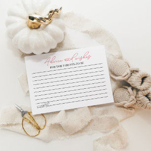 Tarjeta De Recepción Consejos para la fiesta de bebé otoñal con calabaz