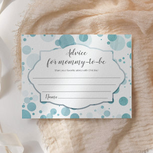 Tarjeta De Recepción Consejos para la futura Baby Shower del niño con p