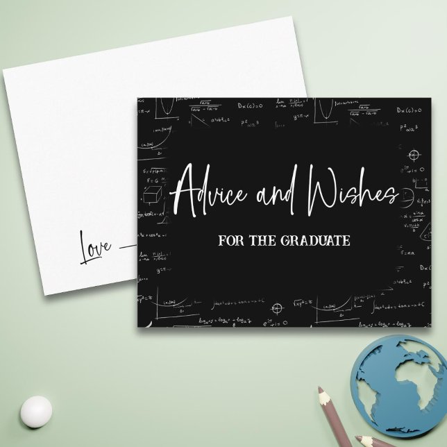 Tarjeta De Recepción Consejos y deseos para el graduado (Subido por el creador)