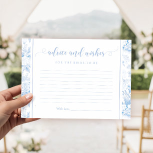 Tarjeta De Recepción Consejos y Deseos para una Fiesta de Despedida de