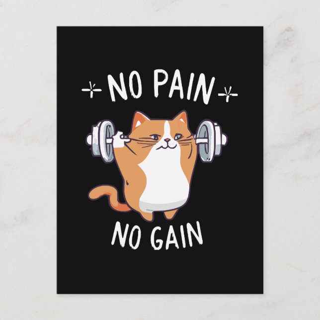 Tarjeta De Recepción ¡Construyamos algo de músculo! ¡Hora de gimnasio! (Anverso)