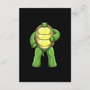 Tarjeta De Recepción Cool Headless Turtle Halloween Costume  Funny Lazy