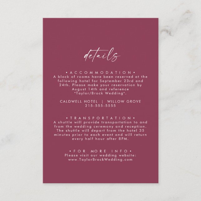 Tarjeta De Recepción Coordenadas acuáticas modernas | Detalle del Boda  (Anverso)