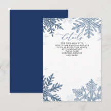 Copo de Nieve Azul Plateado Navidad de Invierno Bo