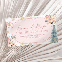 Copo De Nieve Invierno Rosa Ducha De Novias Trae U