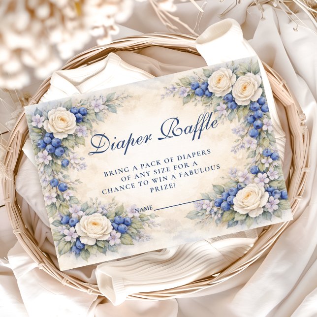 Tarjeta De Recepción Corona floral de arándano Diapper (Subido por el creador)