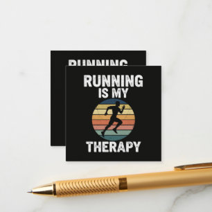 Tarjeta De Recepción Correr Es Mi Terapia