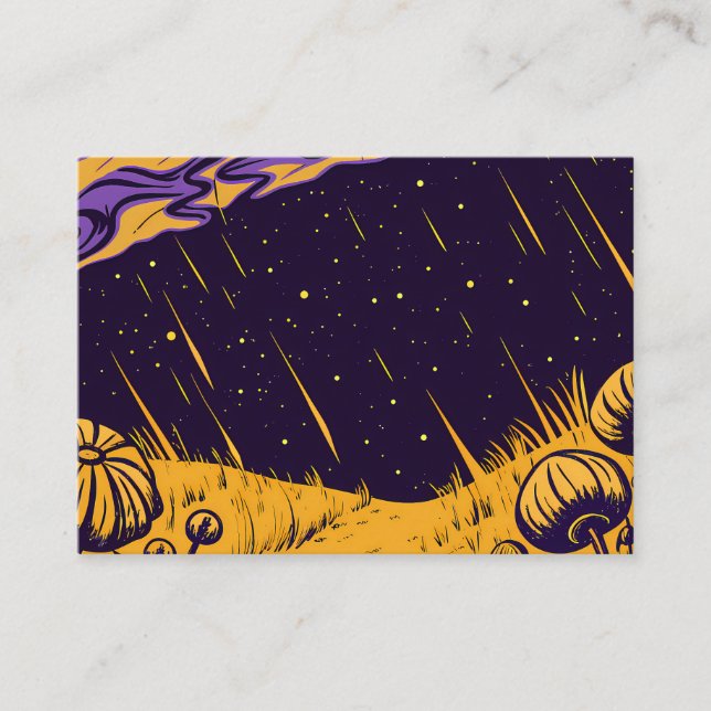 Tarjeta De Recepción Cosmic Fields (Anverso)