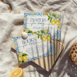 Tarjeta De Recepción Costa Amalfitana Lemon Boys mediterráneos para beb