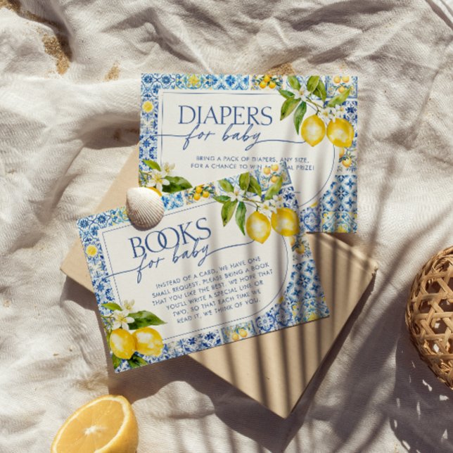 Tarjeta De Recepción Costa Amalfitana Lemon Boys mediterráneos para beb (Subido por el creador)