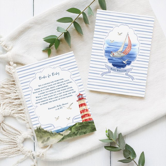 Tarjeta De Recepción Costa Náutica | Pequeños libros de marinero para b (Subido por el creador)