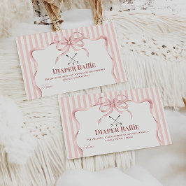 Tarjeta De Recepción Country Club Golf Baby Shower Diaper Raffle