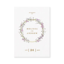 Covid19 Details Custom Lilac Elegant Garland