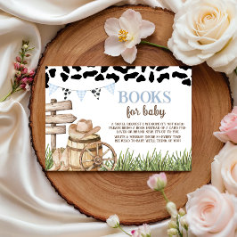 Tarjeta De Recepción Cowboy Books for Baby Card