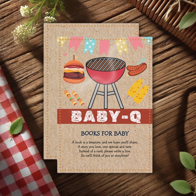 Tarjeta De Recepción Craft Baby Q Grill Baby Shower (Subido por el creador)