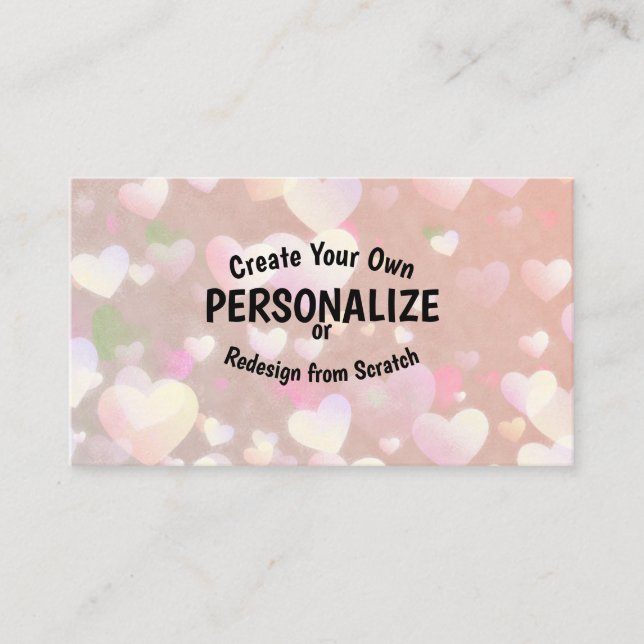 Tarjeta De Recepción Crea el tuyo (Anverso)