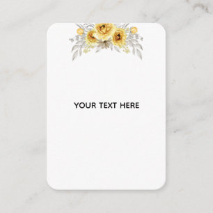 Tarjeta De Recepción Crea Tu Propia Floral