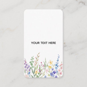 Tarjeta De Recepción Crea Tu Propia Floral