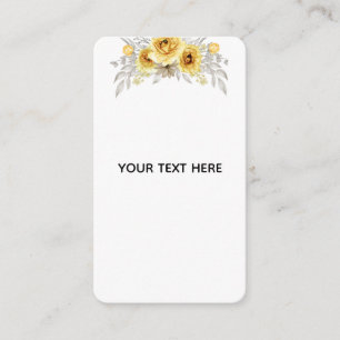 Tarjeta De Recepción Crea Tu Propia Floral 