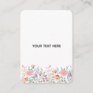 Tarjeta De Recepción Crea Tu Propia Floral 