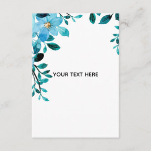 Tarjeta De Recepción Crea Tu Propia Floral